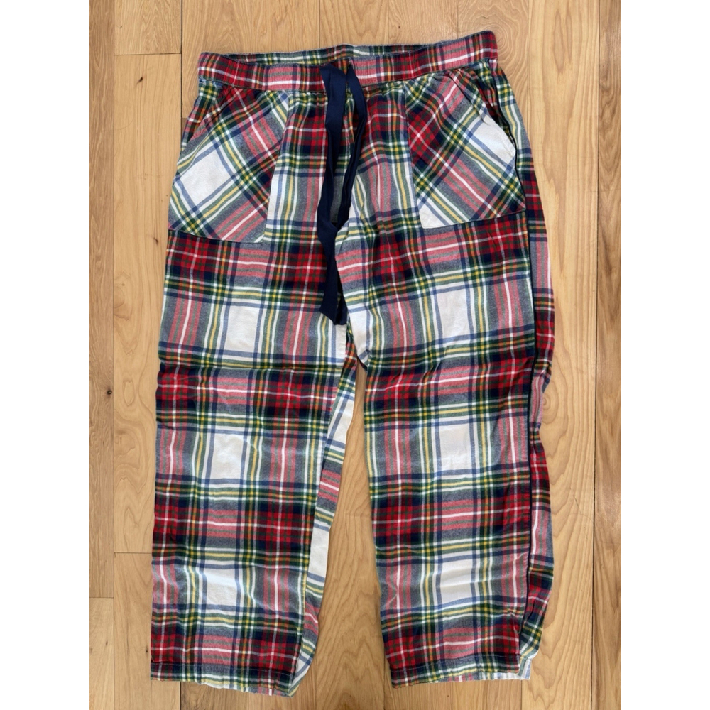 Aerie Women's Flannel Plaid Pajama Sleep Pants Size Large Christmas Holiday